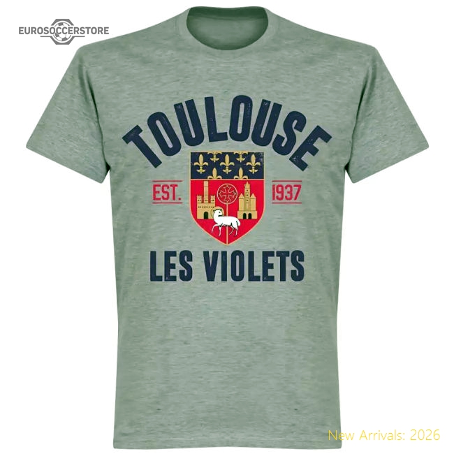 Toulouse Established T-Shirt - Grey-Vantage Point Soccer